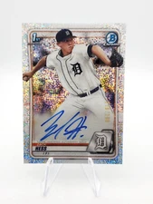 2020 Bowman Chrome Prospects  Speckle Refractor /299 Zack Hess #CPA-ZH AUTO