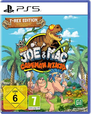 Sony PS5 Playstation 5 Spiel New Joe & Mac Caveman Ninja T-Rex Edition NEU NEW