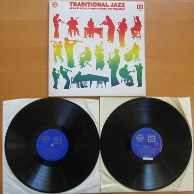 DT 014 Traditional Jazz 2xLP Alan Elsdon Johnny Barnes Roy Williams EXCELLENT