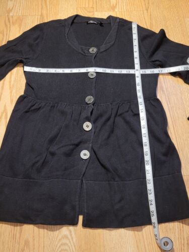 Daisy Fuentes Cardigan Sweater Women's Size: Medium Button Up CUTE Adorable - Picture 3 of 12