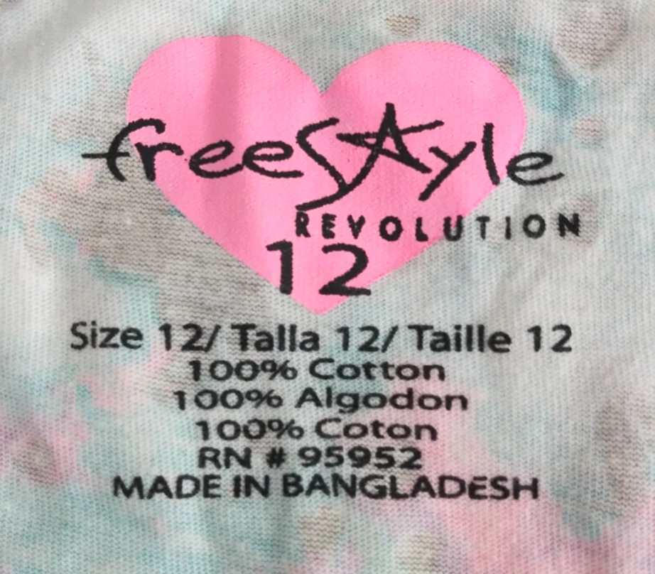 Vestido Unicornio Brillante Azul y Rosa Freestyle Revolution Niñas Talla 12 Foto 4 de 4