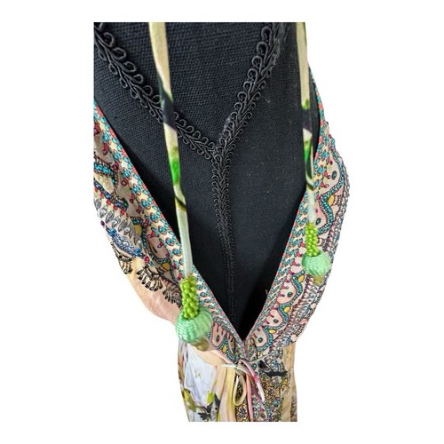 Shahida Parides Dress Womens OS Floral 3-Way Convertible Kaftan One Size - Picture 6 of 10