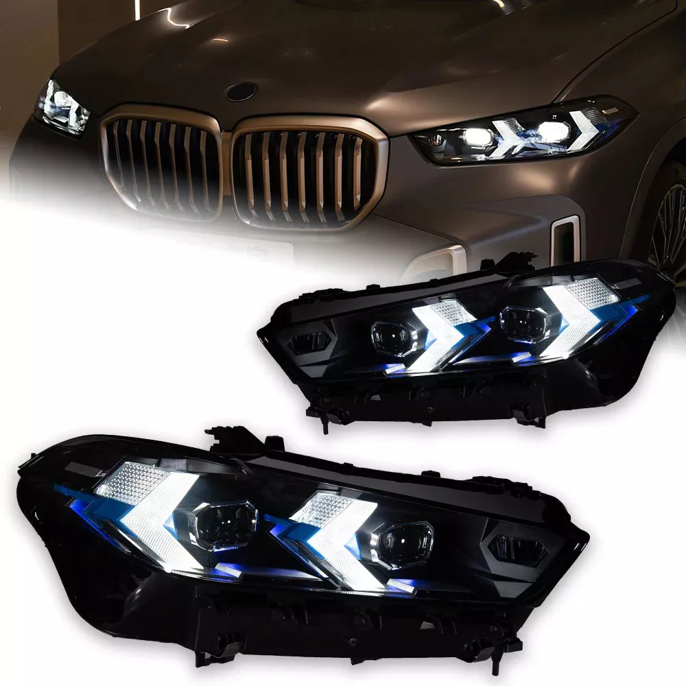 Upgrade For BMW X5 G05 2019-2022 Headlights Front DRL Dynamic Turn