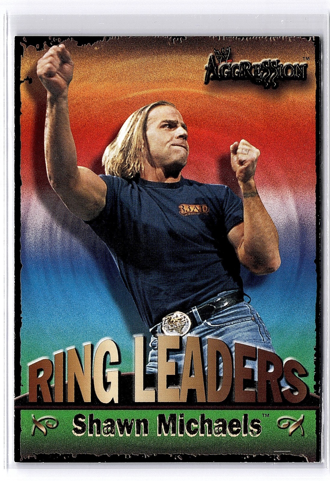 2003 Fleer WWE Aggression #12 Shawn Michaels Ring Leaders
