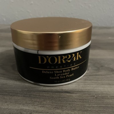D OR 24K Prestige Deluxe Shea Body Butter Lavender South Sea Pearl 10 oz NEW SEA
