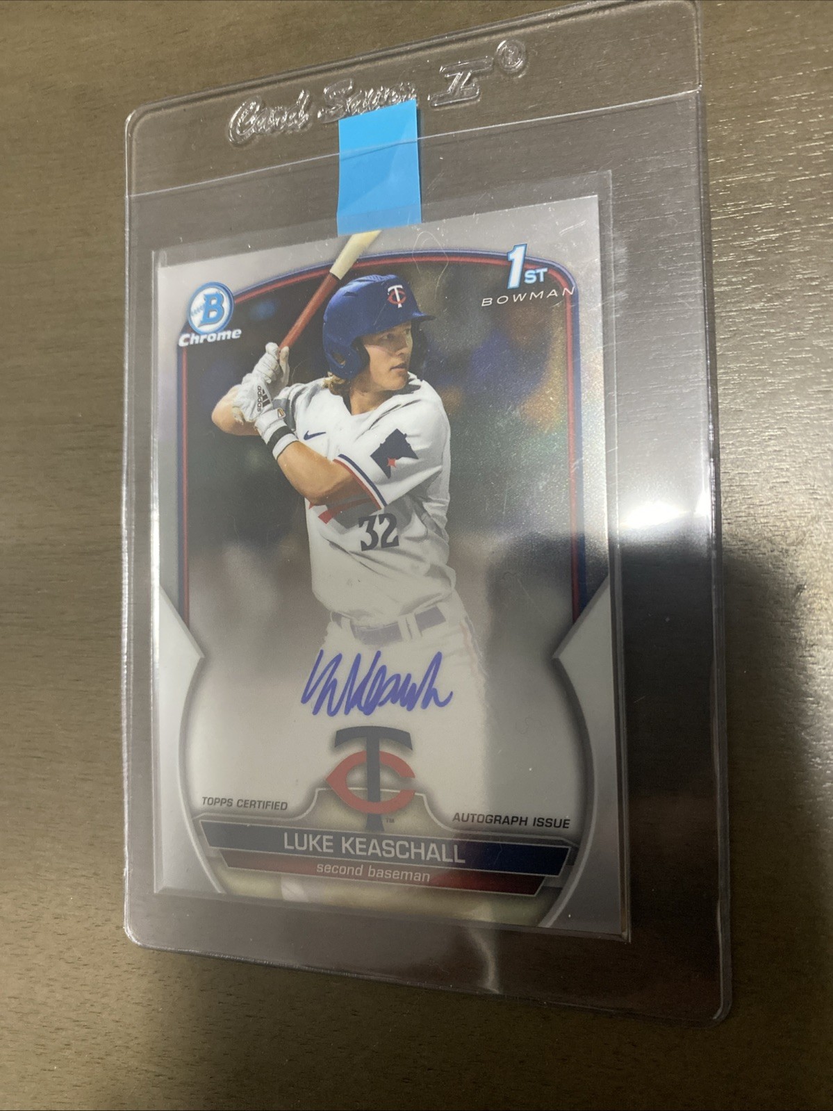 Luke Keaschall 2023 Bowman Chrome Draft Auto CDA-LK Minnesota Twins