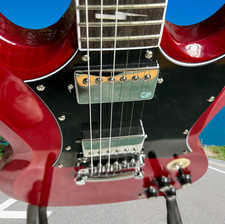 High Quality Red Electric Guitar Mahogany Body Fixed Bridge Only sold to USA