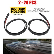 For 2007-21 Tundra Toyota Crewmax Black 75551-0c060 Top Channel 2-20x Roof Trim
