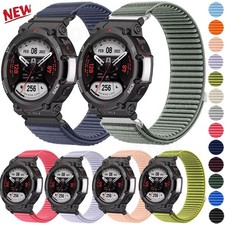 Sports Nylon Loop Watch Strap for Huami Amazfit T-Rex 3/2/T Rex Pro Wrist Band
