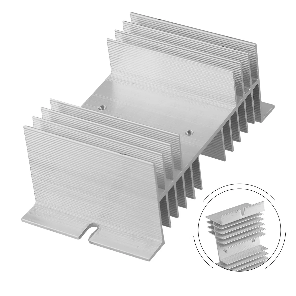 Raffreddamento del dissipatore di calore a LED in alluminio con ventola 5V 12V dissipatore di calore del radiatore per 3W 5W 10W Chip elettronico IC LED computer termico  39