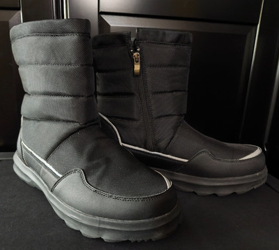 GRÜNBERG Herren Winter Stiefel Gr. 42 Schwarz, warm gefüttert gepflegt, sehr gut