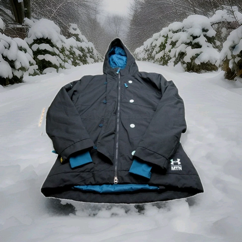 Under Armour ColdGear MTN Recco Chaqueta de Invierno Esquí Snowboard Mujer Grande Con Capucha Foto 2 de 4