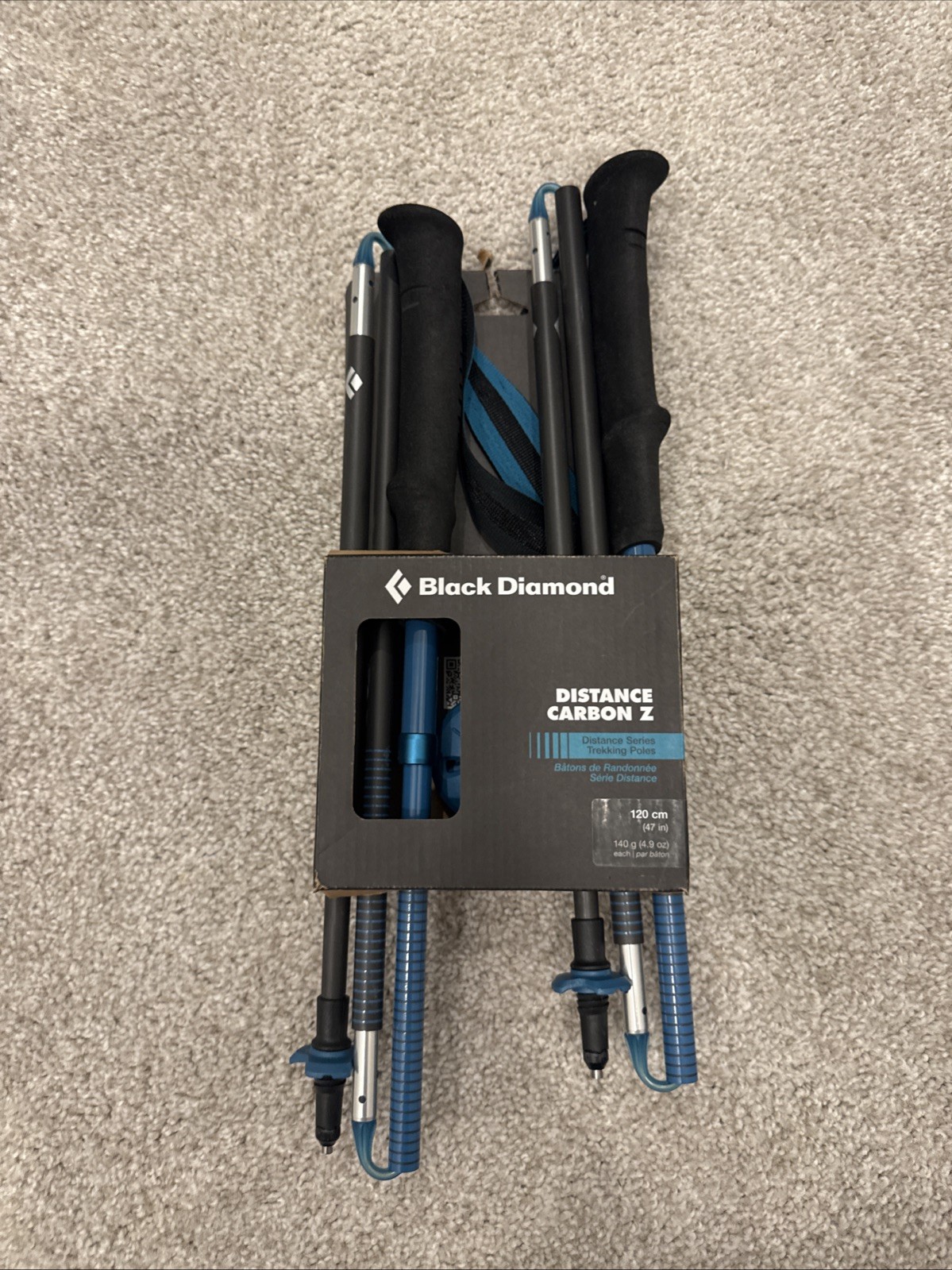 Bastones de trekking black diamond distancia carbono z 120cm