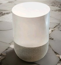 Google Home Smart Speaker White Slate Voice Assistant WiFi Bluetooth TESTED