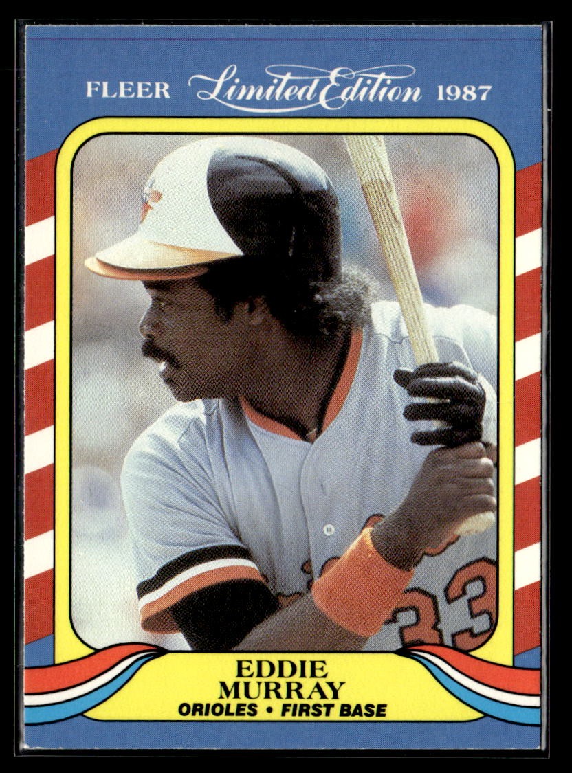 Eddie Murray #31 Baseball Cards 1987 Fleer Limited Edition trading card — raw and PSA graded price guide
