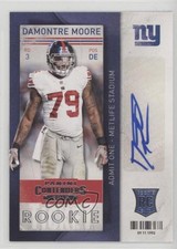 2013 Panini Contenders Short Print Rookies Damontre Moore #126 Auto 0r4