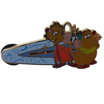 Disney Trading Pin Princess Sidekicks Hair Clips - Jaq and Gus