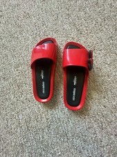 Melissa Minnie Mouse Red Slides Size 2