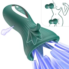 Nipple Pump Sucking Vibrator Clit Sucker Women Sex Toys Breast Suck Cup Massager