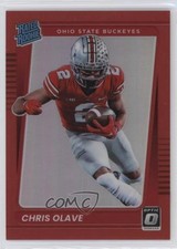 2022 Panini Chronicles Draft Picks Red Prizm 84/149 Chris Olave #8 0sw9