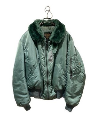 Alpha Industries B-15D Flight Jacket Men's Green M Used