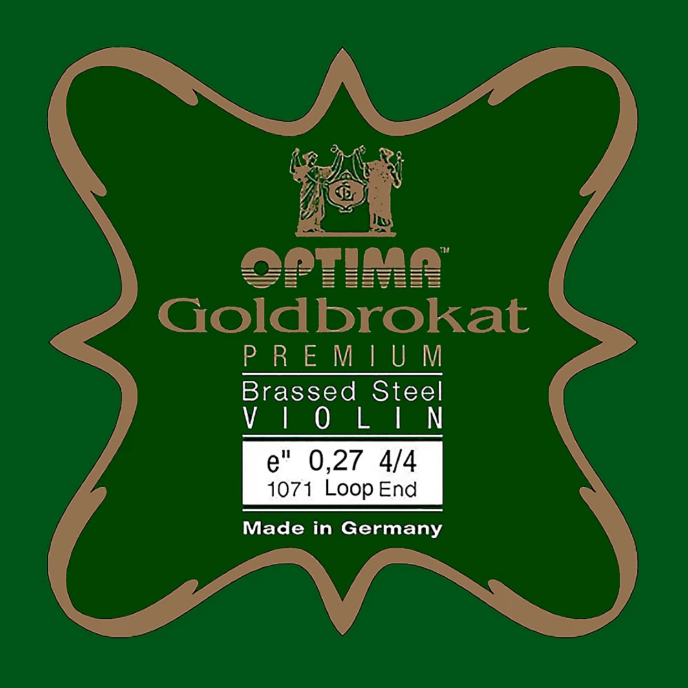 Струна для скрипки Optima Goldbrokat Premium из латуни и стали размер 44 средняя на конце 27 петель 2090₽