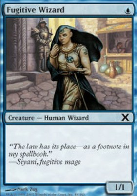 Fugitive Wizard~86/383~LP~(10E) - Tenth Edition~MTG