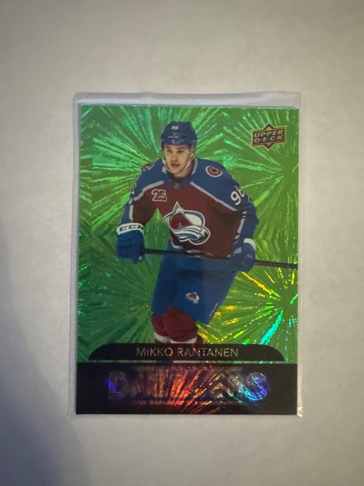 2020-21 Upper Deck Extended Series Mikko Rantanen Green Dazzlers #DZ-110