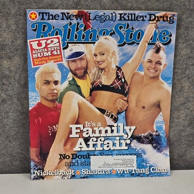 Rolling Stone Magazine #888 January 31 2002 No Doubt Gwen Stefani U2 Nickelback