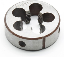 M18 X 1.5 Metric Right Hand Thread Die for Threading, 18Mm Thread & 1.5Mm Pitch