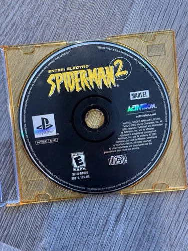 Spider-Man 2 - Enter: Electro (Sony PlayStation 1 PS1, 2001) DISC ONLY Tested