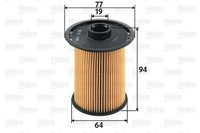 Neu - Valeo 587918 Kraftstofffilter Passend FüR Nissan Opel Renault