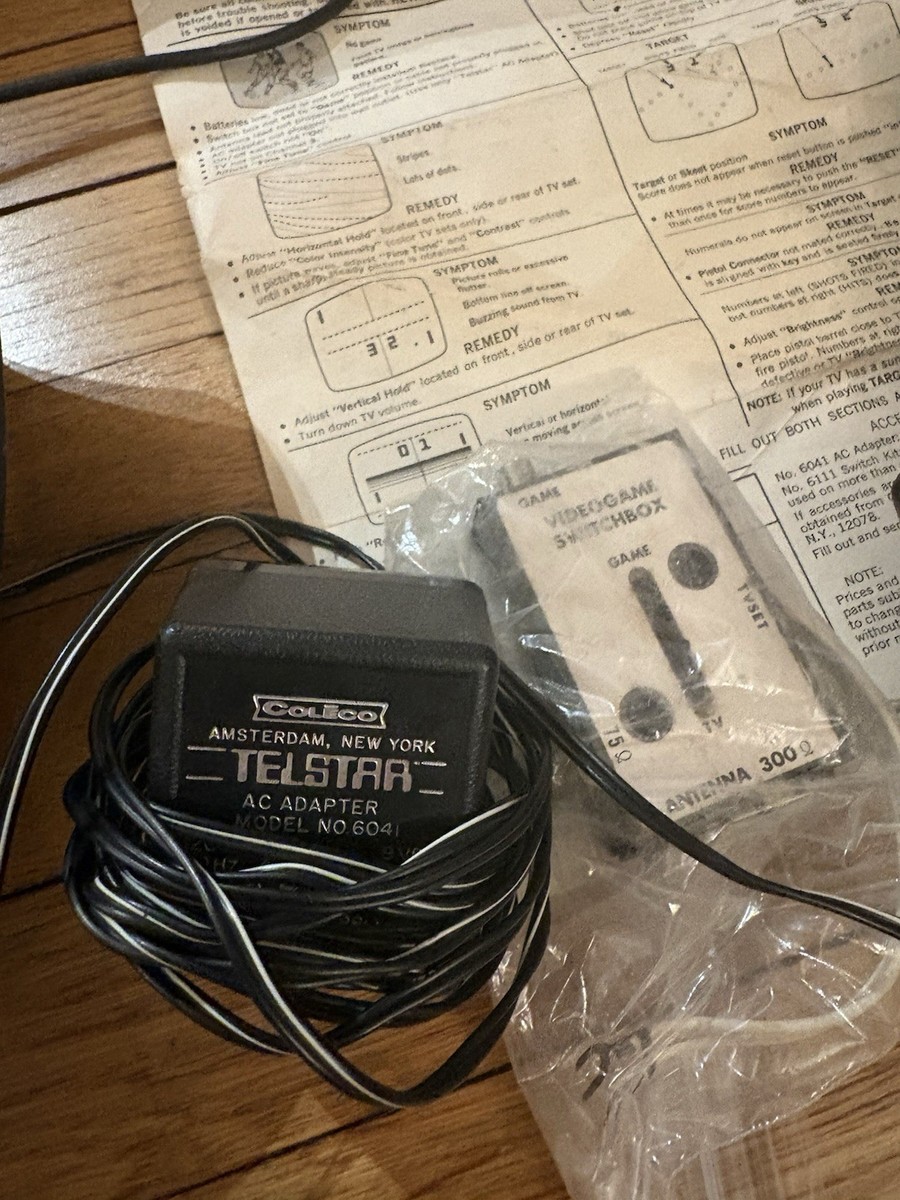 廃盤マスキング　コルテ colte Vintage 1977 Coleco Telstar Ranger Video Game Console Pong Model