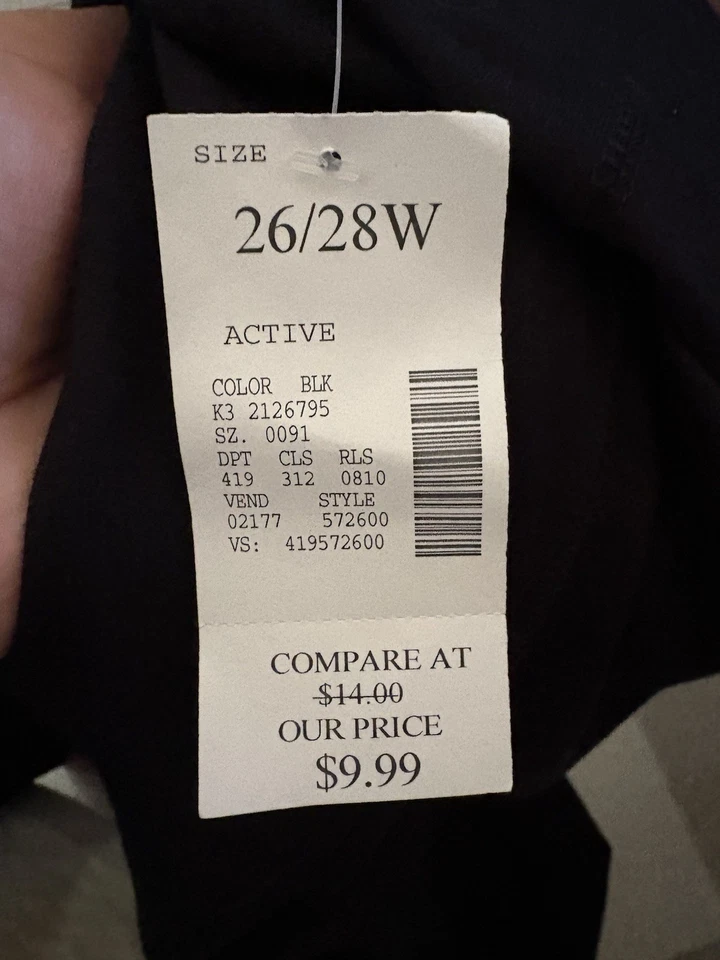 Leggings Fashion Bug Plus para mujer 26/28W Foto 3 de 4