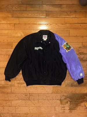 Vintage 90s Starter Norwich Navigators Diamond Collection Jacket USA Medium