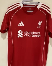 25/26 LIVERPOOL HOME  SHIRT ***CHECK DESCRIPTION*** ** 13  LEFT**