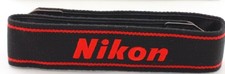 TOP MINT Nikon Strap Black Red for professional For F F2 F3 F4 F5 F6 JAPAN