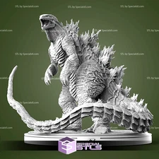Godzilla Extreme ! 3D Printed 16k ! Custom Scale! Painted or Unpainted!