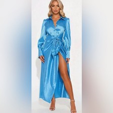 Fashion Nova Blue Lurella Maxi Dress Size XS NWT🩵