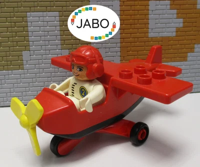 (RB 26) Lego Duplo pequeño avión con piloto - Imagen 1 de 2