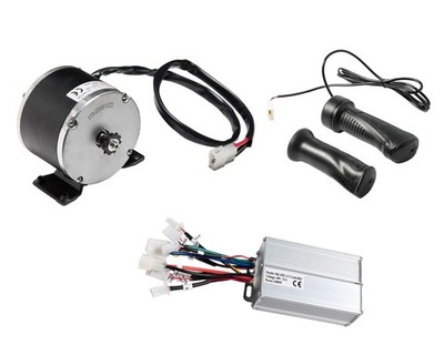 Electric Motor Over Volt Kit Currie base 48V 900W Controller and Twist Throttle