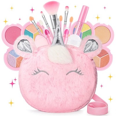 Real Makeup Kit for Girls 3-10 Years Old : Washable Non Make Up Toys Sets for...