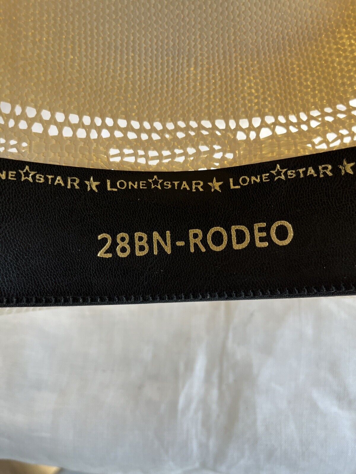 Lone Star  28BN-Rodeo straw cowboy hat size 7 - image 7