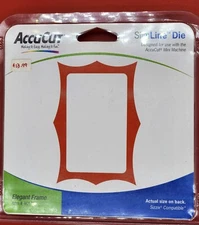 New AccuCut Slimline Design Die "Elegant Frame" Sizzix Compatible Lot #ACD1D