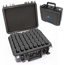 CASEMATIX Pistol Magazine Storage Case For TSA Waterproof 9mm Pistol Clip Holder