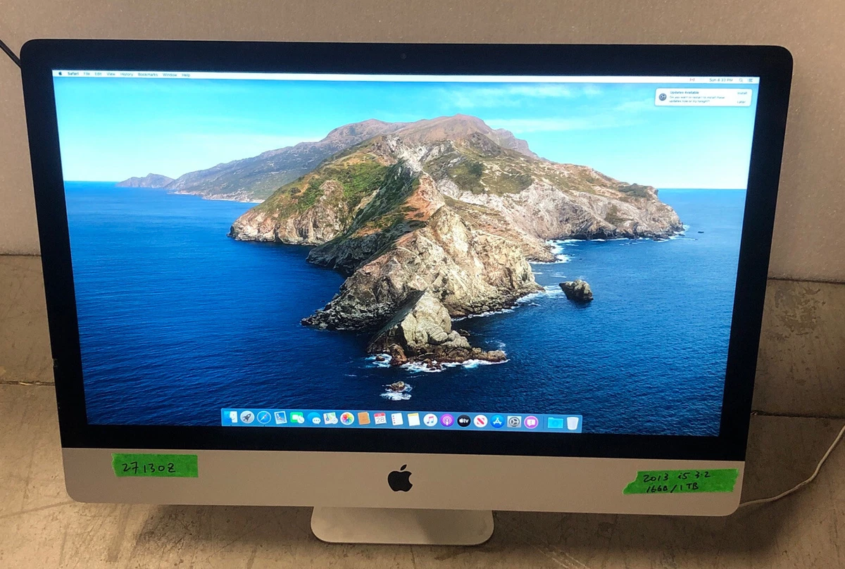 Apple iMac 2013 Release Year Apple Desktops & All-In-One Computers