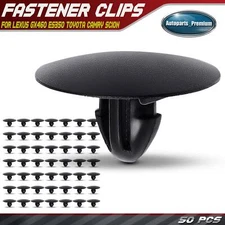 50x 10mm Hood Insulation Retainer Clip Single Head for Lexus GX460 Toyota Camry