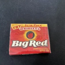 Old Wrigley's "Big Red" Slim Pack Chewing Gum