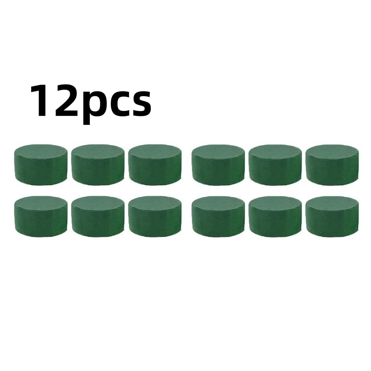 12x Round Flower Arrangement ClayArtificial Flowers Wet & Dry Florist Foam Block