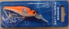 MIAMI MARLINS MINNOW FISHING LURE BRAND NEW FREE SHIPPING
